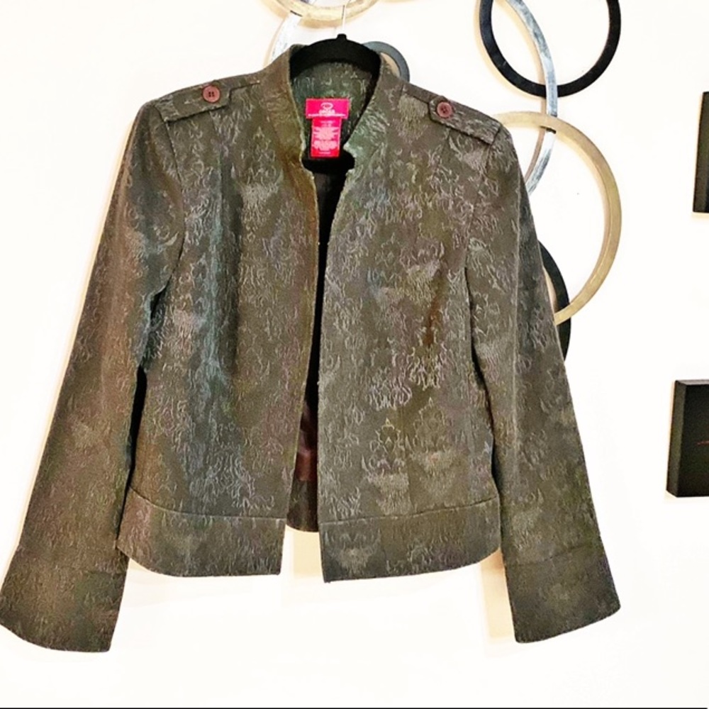 Vintage Oscar De La Renta Jacquard Evening Jacket